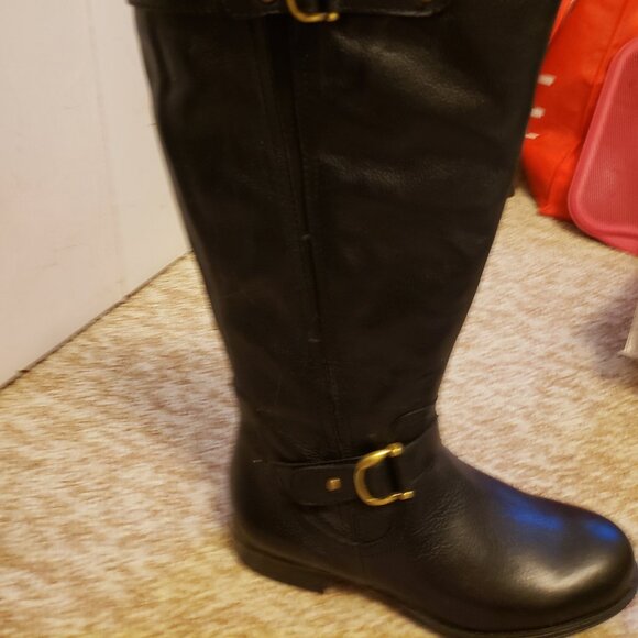 Tall Leather Boots - Picture 2 of 3